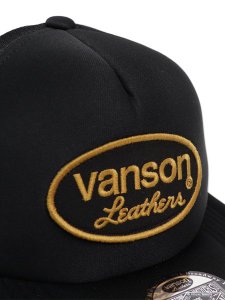 画像6: VANSON LOGO TRUCKER BLACK (6)