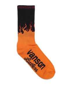 画像3: VANSON CREW SOCKS FIRE-A (3)