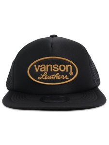 画像2: VANSON LOGO TRUCKER BLACK (2)