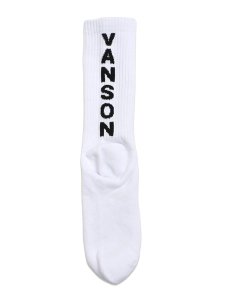 画像5: VANSON CREW SOCKS BONE-B (5)