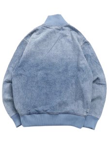 画像2: 【送料無料】ADIDAS FIREBIRD ADICOLOR DENIM TRACK TOP LIGHT WASH-WORN BLUE DENIM (2)