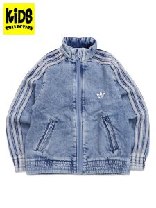 画像1: 【KIDS】ADIDAS KIDS FIREBIRD LOOSE DENIM TRACK TOP-WORN BLUE DENIM (1)