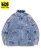 画像1: 【KIDS】ADIDAS KIDS FIREBIRD LOOSE DENIM TRACK TOP-WORN BLUE DENIM (1)