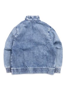 画像2: 【KIDS】ADIDAS KIDS FIREBIRD LOOSE DENIM TRACK TOP-WORN BLUE DENIM (2)