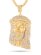 画像2: 【送料無料】KING ICE JESUS 1.8" 14K GOLD NECKLACE (2)