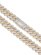 画像2: 【送料無料】KING ICE 12MM ICED DIAMOND CUT MIAMI CUBAN LINK 18" 14K/WH GOLD CHAIN (2)