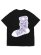 画像1: WHIMSY SOCKS TRADEMARK TEE BLACK (1)