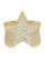 画像2: 【送料無料】KING ICE SHOOTING STAR STERLING SILVER 14K VERMEIL RING (2)