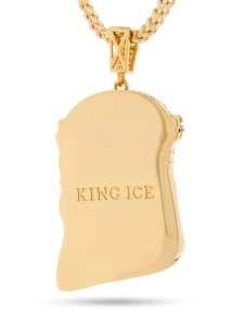 画像3: 【送料無料】KING ICE JESUS 1.8" 14K GOLD NECKLACE (3)