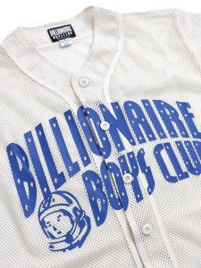 画像3: 【送料無料】BILLIONAIRE BOYS CLUB BB DUGOUT MESH BASEBALL JERSEY GARDENIA (3)