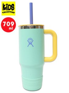 画像1: 【KIDS】Hydro Flask 24 OZ KIDS TUMBLER W/STRAW-MERMAID GREEN (1)