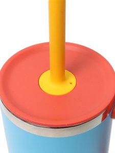 画像4: 【KIDS】Hydro Flask 24 OZ KIDS TUMBLER W/STRAW-BLUEJAY (4)