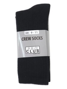 画像1: PRO CLUB HW CREW 3P SOCKS (1)