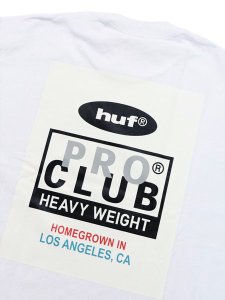 画像4: HUF PRO CLUB HEAVYWEIGHT TEE WHITE (4)
