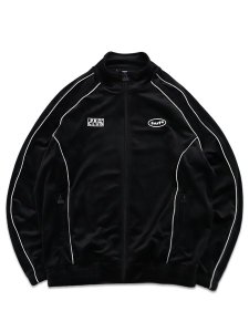 画像1: 【送料無料】HUF PRO CLUB VELOUR TRACK JACKET BLACK (1)