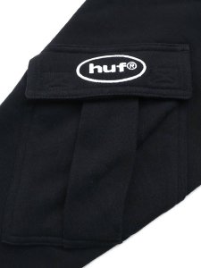 画像5: 【送料無料】HUF PRO CLUB MULTI POCKET HOODIE BLACK (5)