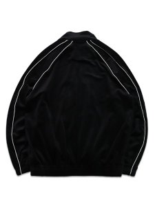 画像2: 【送料無料】HUF PRO CLUB VELOUR TRACK JACKET BLACK (2)