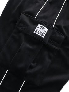画像6: 【送料無料】HUF PRO CLUB VELOUR CARGO PANT BLACK (6)