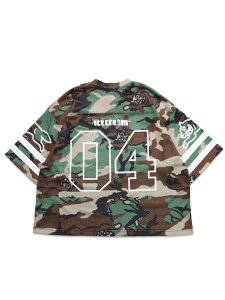 画像2: 【送料無料】ICECREAM BLACKBERRY FOOTBALL JERSEY CAMO (2)
