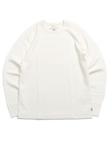 画像1: 【送料無料】REIGNING CHAMP LIGHTWEIGHT WAFFLE STANDARD LONG SLEEVE CHAMPIONSHIP WHITE (1)