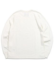 画像2: 【送料無料】REIGNING CHAMP LIGHTWEIGHT WAFFLE STANDARD LONG SLEEVE CHAMPIONSHIP WHITE (2)