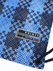画像3: WHIMSY SOCKS MESH KNAP SACK BLUE (3)