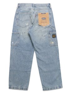 画像2: 【送料無料】LEVI'S 568 LOOSE STRAIGHT DOUBLE-KNEE CARPENTER-DIVING DUCKS DX DNM (2)