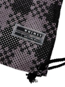 画像3: WHIMSY SOCKS MESH KNAP SACK BLACK (3)