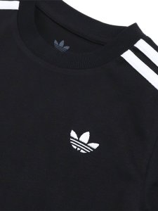 画像3: 【KIDS】ADIDAS KIDS 3-STRIPES L/S TEE-BLACK (3)