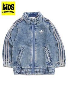 画像1: 【KIDS】ADIDAS KIDS FIREBIRD LOOSE DENIM TRACK TOP-WORN BLUE DENIM (1)