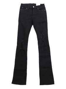 画像1: 【送料無料】mnml X598 SKINNY STACKED DENIM BLACK (1)
