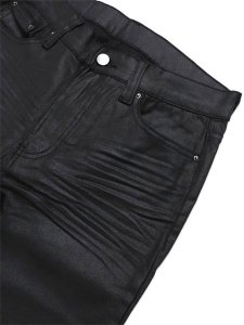 画像3: 【送料無料】mnml X598 SKINNY STACKED DENIM WAXED BLACK (3)