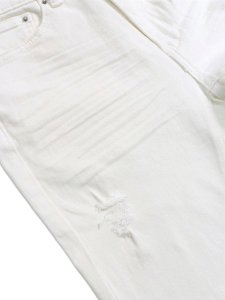 画像7: 【送料無料】mnml X598 SKINNY STACKED DENIM WHITE (7)