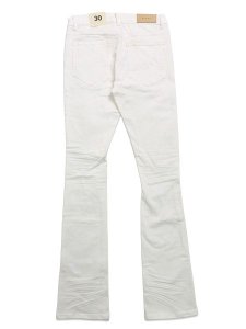 画像2: 【送料無料】mnml X598 SKINNY STACKED DENIM WHITE (2)