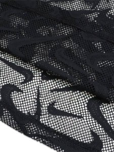 画像5: 【送料無料】NIKE WNMS CHILL WVN LACE OVER SIZED JERSEY-BLACK/WHITE (5)