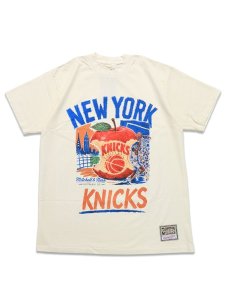 画像1: 【送料無料】MITCHELL & NESS NBA NEW YORK KNICKS CONCRETE APPLE TEE (1)
