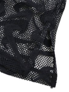 画像4: 【送料無料】NIKE WNMS CHILL WVN LACE OVER SIZED JERSEY-BLACK/WHITE (4)