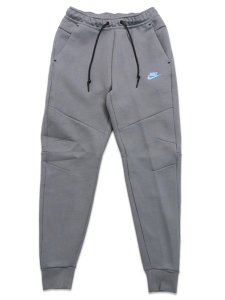 画像1: 【送料無料】NIKE TECH FLEECE JOGGER-SMOKE GREY/FOOTBALL BLUE (1)