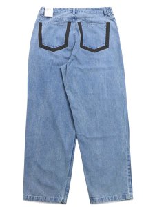 画像2: 【送料無料】NIKE YMH INDIGO JEANS-BLUE DENIM/BLACK/SAFETY ORANGE (2)