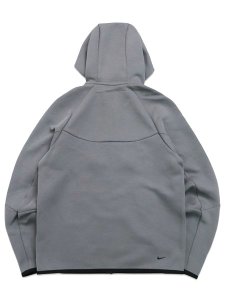 画像2: 【送料無料】NIKE TECH FLEECE FZ WINDRUNNER HOOD-SMOKE GREY/FOOTBALL BLUE (2)
