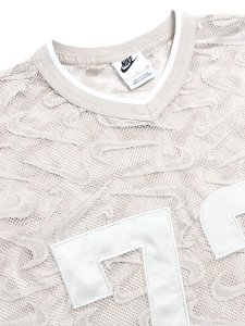 画像3: 【送料無料】NIKE WNMS CHILL WVN LACE OVER SIZED JERSEY-CREAM II/LIGHT BONE (3)