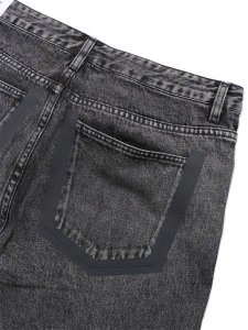 画像5: 【送料無料】NIKE YMH BLACK JEANS-BLACK/HAI8BL/SAFETY ORANGE (5)