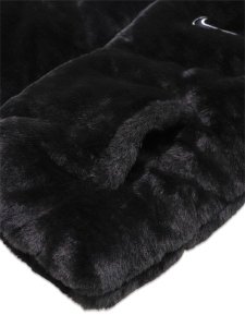 画像4: 【送料無料】【KIDS】NIKE CHILD QUILTED FAUX FUR JACKET-BLACK (4)