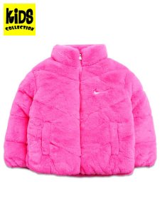 画像1: 【送料無料】【KIDS】NIKE CHILD QUILTED FAUX FUR JACKET-PLAYFUL PINK (1)