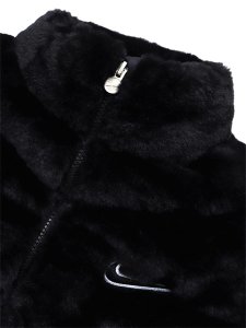 画像3: 【送料無料】【KIDS】NIKE CHILD QUILTED FAUX FUR JACKET-BLACK (3)