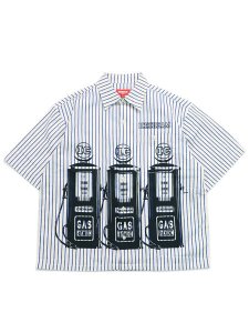 画像1: 【送料無料】ICECREAM MANGO BOXY FIT WORKWEAR WOVEN SHIRT ANTIQUE WHITE (1)