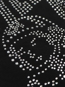 画像3: 【送料無料】BILLIONAIRE BOYS CLUB RHINESTONE COTTON TEE BLACK (3)