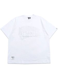 画像1: 【送料無料】BILLIONAIRE BOYS CLUB RHINESTONE COTTON TEE WHITE (1)