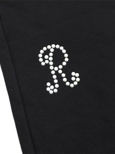 画像6: 【送料無料】RED LETTERS BLACK PEARLED FRENCH TERRY SHORTS (6)