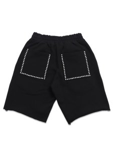 画像2: 【送料無料】RED LETTERS BLACK PEARLED FRENCH TERRY SHORTS (2)